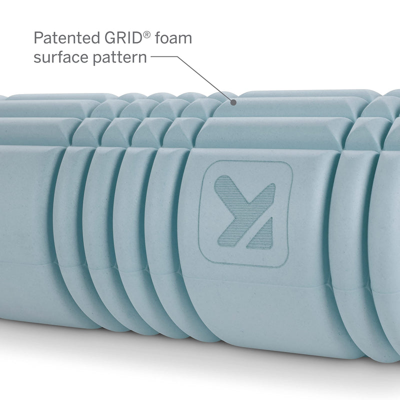 TRIGGERPOINT Recycled Grid Foam Roller for Exercise, Deep Tissue Massage and Muscle Recovery, Original (13-Inch), Blue - BeesActive Australia