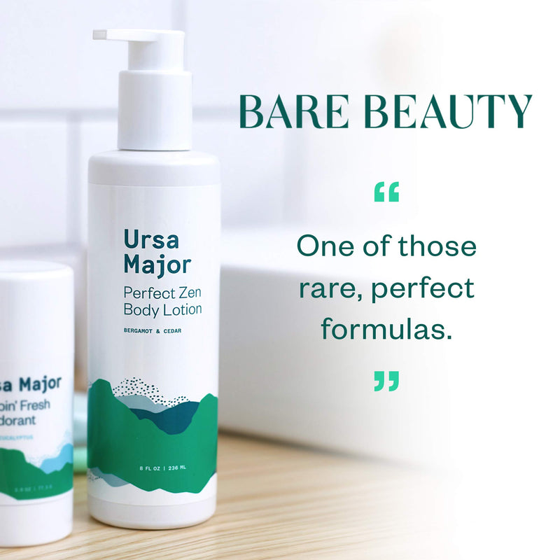 Ursa Major Natural Body Lotion | Vegan and Cruelty-Free | Moisturizes, Soothes and Hydrates Skin | Formulated for Men & Women | 8 ounces - BeesActive Australia