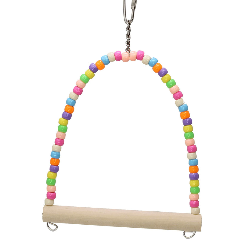 Bonka Bird Toys 1324 Swing Bird Toy Parrot cage Toys Cages Parakeet Cockatiel Finch Lovebird Budgie - BeesActive Australia