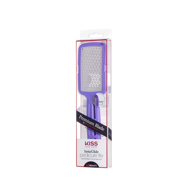 Kiss New York Insta Glide Pedicure File Callus Remover Foot File FF02 Purple - BeesActive Australia