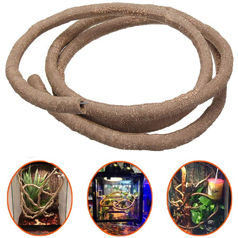 Bearded Dragon Hammock Lizard Lounger Reptile Jungle Climber Vines with Suction Cups Flexible Leaves Climbing Branches Reptile Habitat Accessories for Chameleon Lizard Gecko Frog Iguana Snake - BeesActive Australia