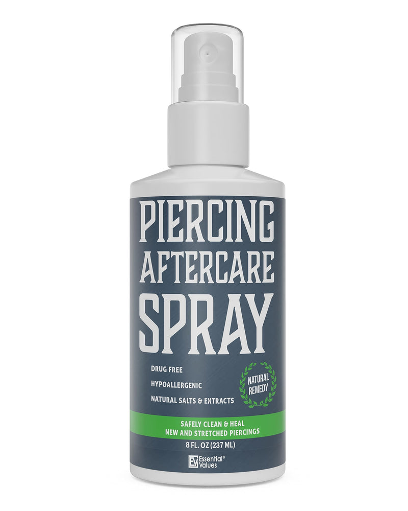 2 Pack Piercing Aftercare Spray (8 OZ Per Bottle) - Natural & Gentle on Contact - Made in USA - BeesActive Australia