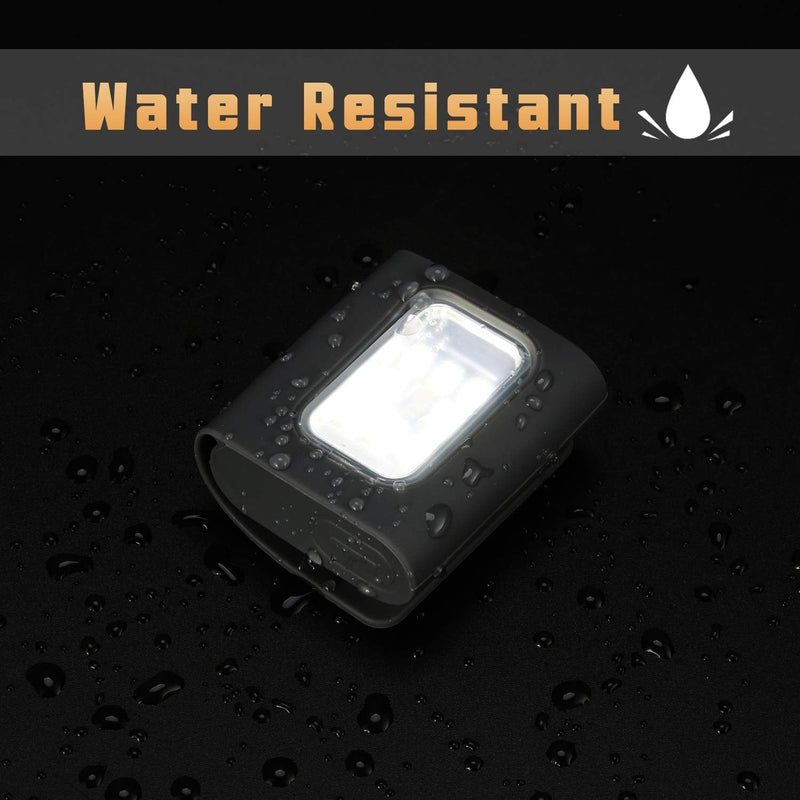 Running Light, 2Pack Reflective Running Gear for Runners, USB Rechargeable LED Light, Clip on Running Lights with Runners and Joggers for Camping, Hiking, Running, Outdoor Adventure cool black - BeesActive Australia