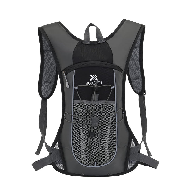 CLAPE Hydration Backpack for Running, Biking with Hydration Bladder 2L Lightweight & Portable Water Backpack Breathable Riding Daypack Bike Rucksack for Outdoor Sports Travelling Mountaineering OT06-Black/Gray - BeesActive Australia