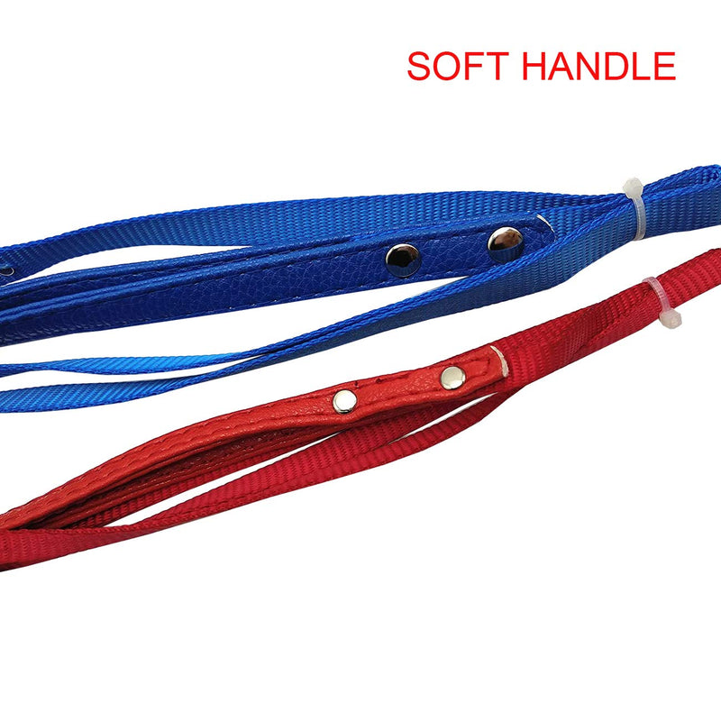 Bird Harness and Leash Amazon Cockatoo Harness Safe Adjustable Nylon Anti-bite Training Hraness Outside Walk for Large Bird Parrot Macaw Color Random L CHEST 13.78-21.65" - BeesActive Australia