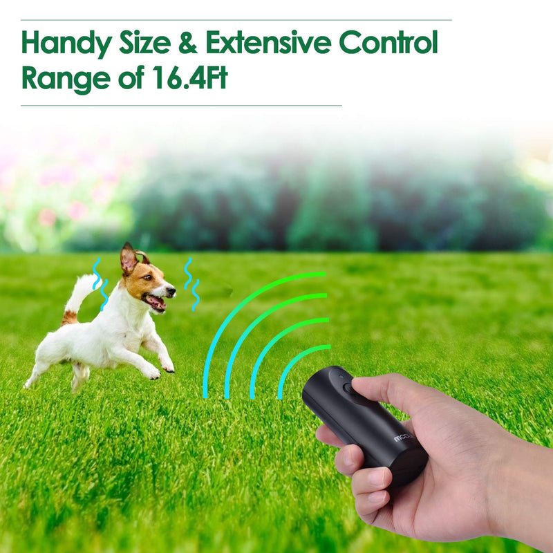 MODUS Anti Barking Device,Dog Barking Deterrent Devices,Dog Trainer,16.4 Ft Large Control Range,Safe to Use,Indoor and Outdoor,Battery Included Grey - BeesActive Australia