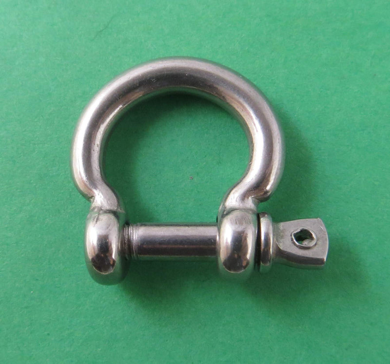 [AUSTRALIA] - 5 Pieces Stainless Steel 316 Type E Bow Shackle 5/32" (4mm) Marine Grade 