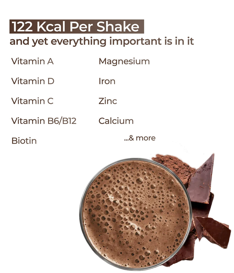 NUPO Diet Shake Chocolate – Premium diet shakes for weight management I Clinically proved meal replacement shake for weight control I 12 Servings I Very Low-Calorie Diet, GMO Free 384 g (Pack of 1) - BeesActive Australia