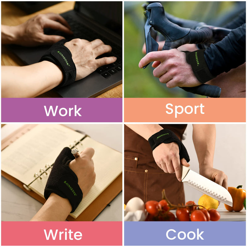 KONSEDIK Thumb Support Brace and CMC Joint Thumb Spica Splint for Pain Relief,Arthritis,De Quervain's Tenosynovitis,Carpal Tunnel&Trigger Thumb,Women&Men Left&Right Hands(Medium) Medium - BeesActive Australia