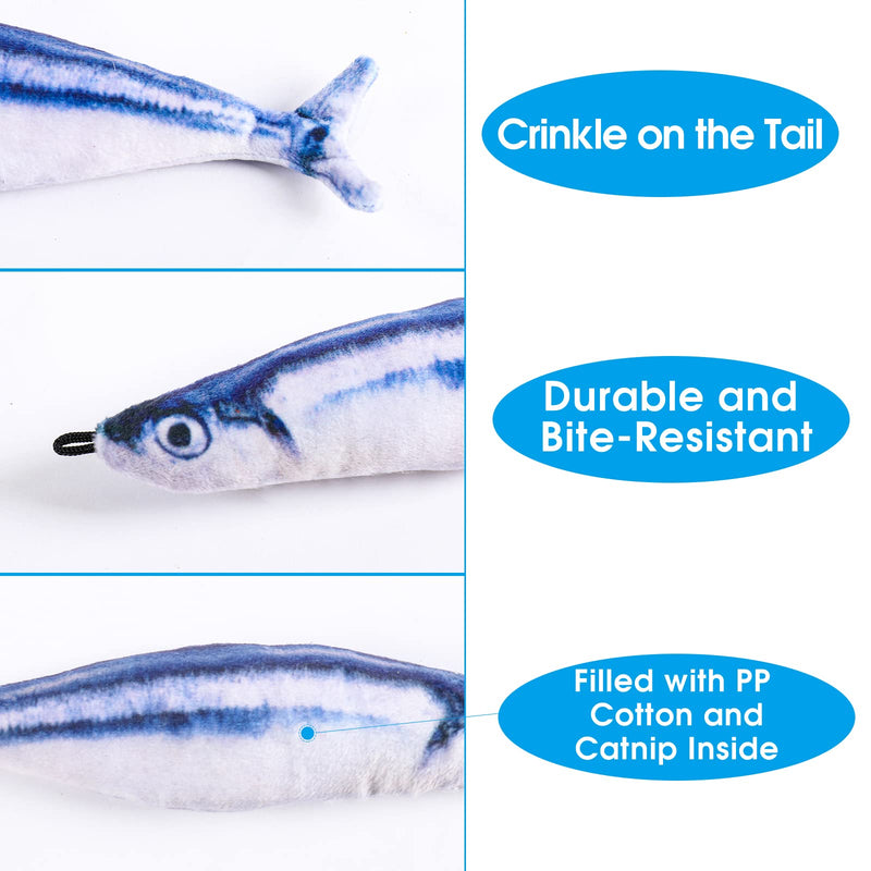 9 PCS Cat Fishing Pole Toy, Retractable Cat Feather Toys with Cat Wand Plush Fish Worm Feathers with Bells Catnip Interactive Cat Teaser Toys for Kitten Cat 9PCS CAT FISHING POLE TOY - BeesActive Australia