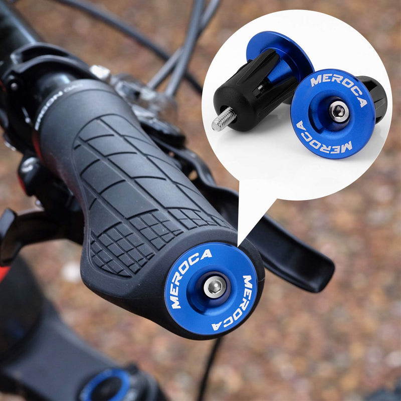 Awpeye 6 Pairs Aluminum Bar End Plugs Handlebar End Plugs Handlebar Caps with Installation Tool for Most Bicycle, Mountain Bike, Road Bike, MTB, BMX(Black/Red/Gold/Blue) - BeesActive Australia