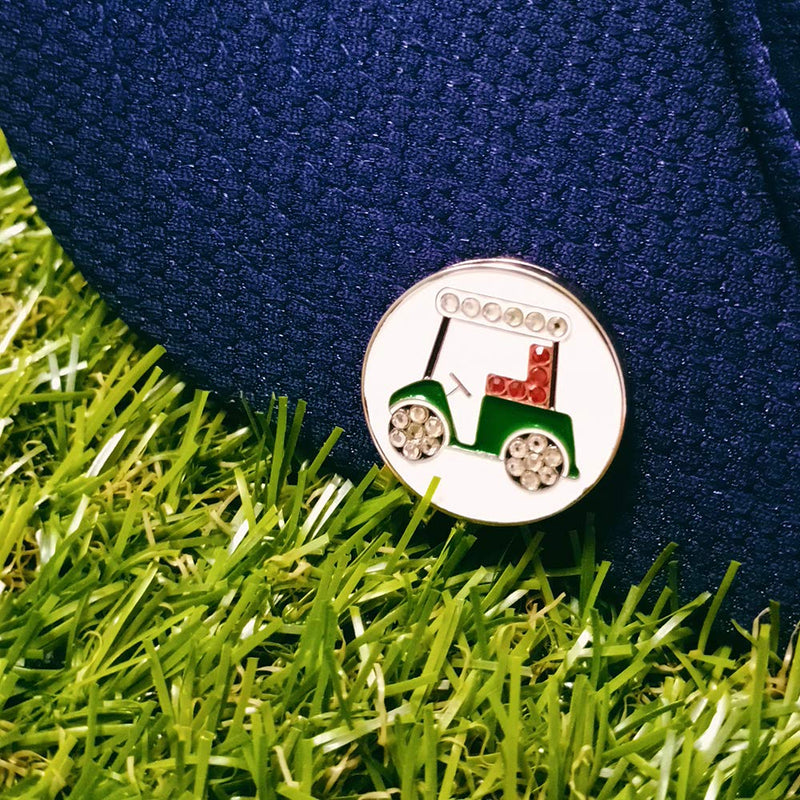 GOLTERS Golf Ball Markers with Hat Clips Value Sets for Men Women Golfer, Removable Attaches Easily to Golf Cap Premium Gifts Brid and Cart - BeesActive Australia