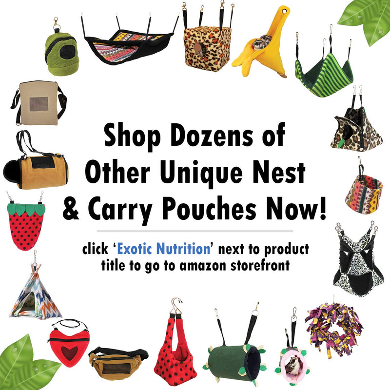 Pet Bonding Scarf - Carry Bonding Pouch - For Chinchillas, Hedgehogs, Rats, Sugar Gliders, Guinea Pigs, Rabbits, Hamsters, Gerbils, Squirrels, Ferrets, Kittens, Parrots, Birds, Reptiles Snake - BeesActive Australia