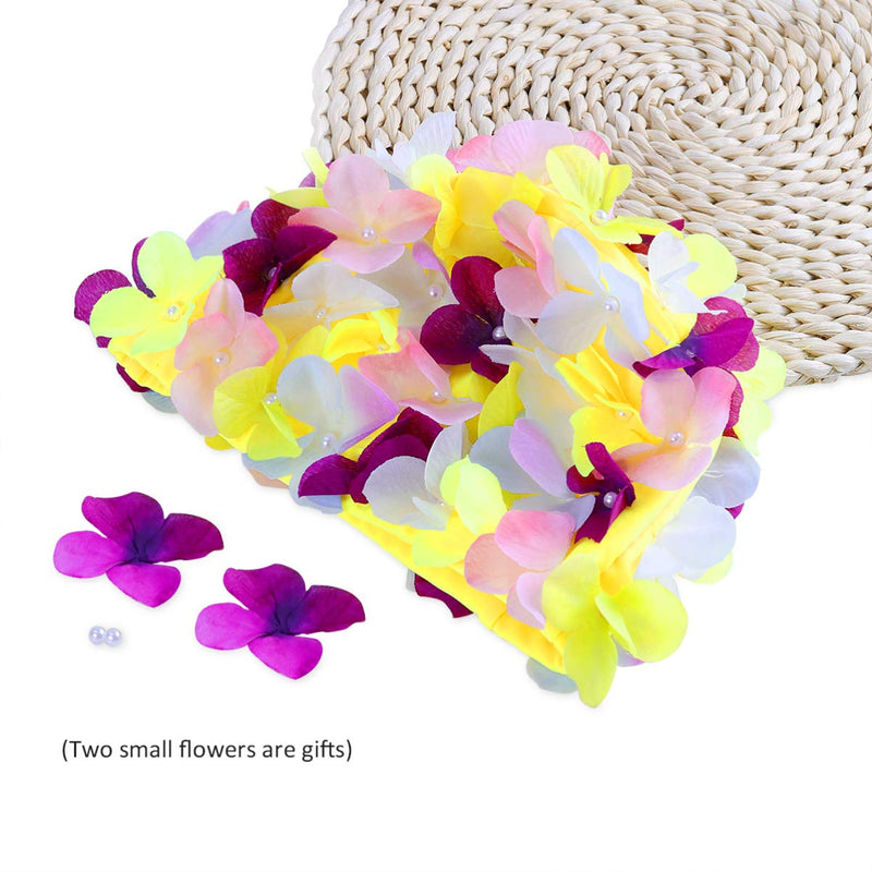 BESPORTBLE Flower Swim Cap Swim Hat Lovely Portable Stylish Charming Pearls Three- Dimensional Petals Vacation Accessories for Women Size L - BeesActive Australia