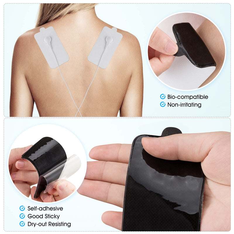 LiteTour 10 Pieces Large Electrodes Replacement Pads for TENS Unit Pads for TENS Massager - BeesActive Australia