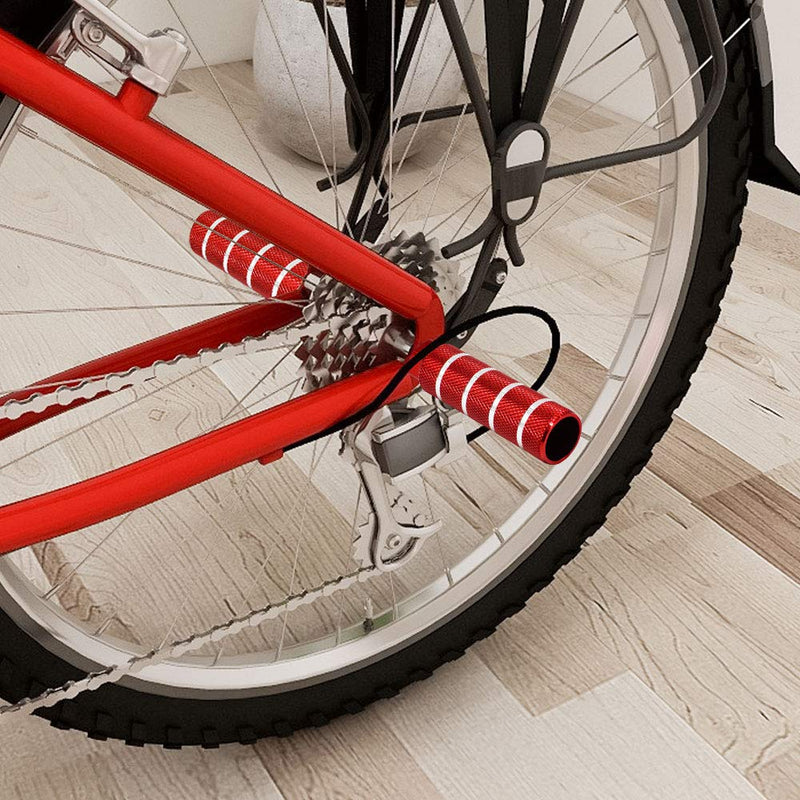 NOSTIFY 2PC 3/8 inch - 26 Teeth Aluminum Alloy Bike Pegs - Red - BeesActive Australia