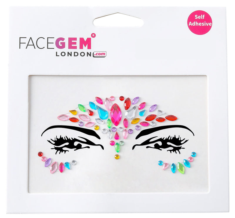 9 PCS Face Gems Adhesive Glitter Jewel Tattoo Sticker Festival Gems Rave Party Body Make Up Z9ZAKMIXA - BeesActive Australia