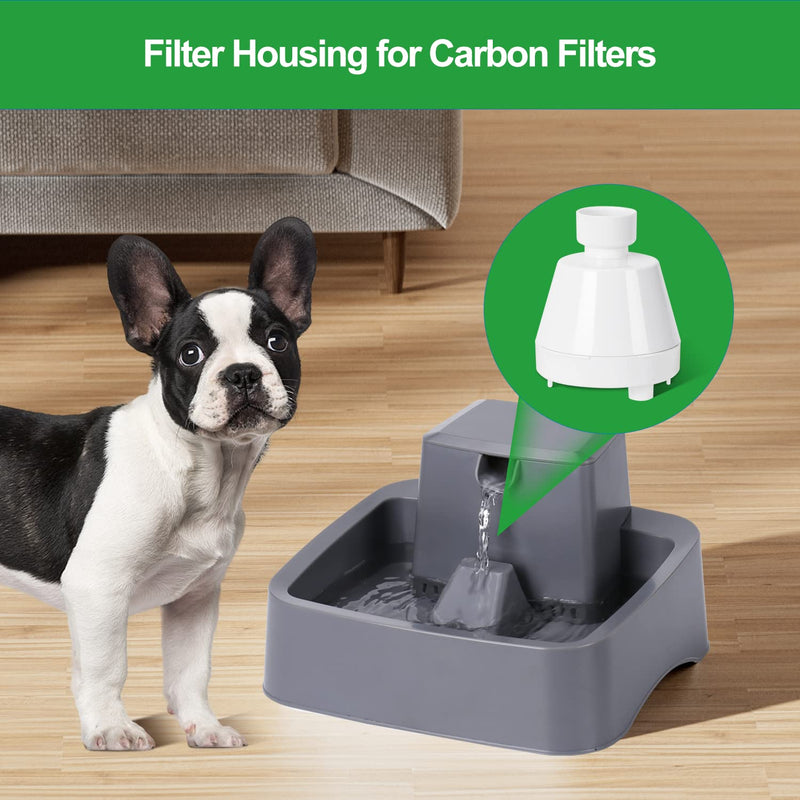 ZEKIRY Replacement Filter Housing, Compatible with PetSafe Drinkwell 1/2 Gallon, 1 Gallon, 2 Gallon, Pagoda, Avalon, Butterfly, Sedona, Seascape and Creekside, Seaside Pet Fountains, ABS - BeesActive Australia
