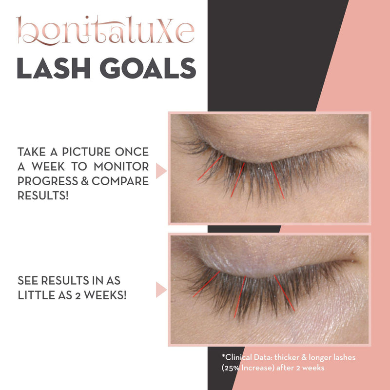 Bonitaluxe Eyelash Growth Serum For lashes and Eyebrows, Lash Enhancer & Brow Growth Serum 7.4 ml - BeesActive Australia