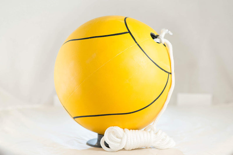 Full Size Tetherball with Rope Set for Kids│Backyard and Outdoor Gift - Premium Line Classic Yellow - BeesActive Australia