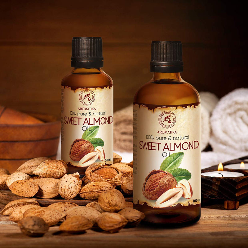 Sweet Almond Oil 3.4oz - Refined - Best Natural Moisturizer - Great Benefits for Skin - Nails - Face - Body - Great for Beauty - Aromatherapy - Spa - Relaxation - Bath - Massage 3.4 Fl Oz (Pack of 30) - BeesActive Australia