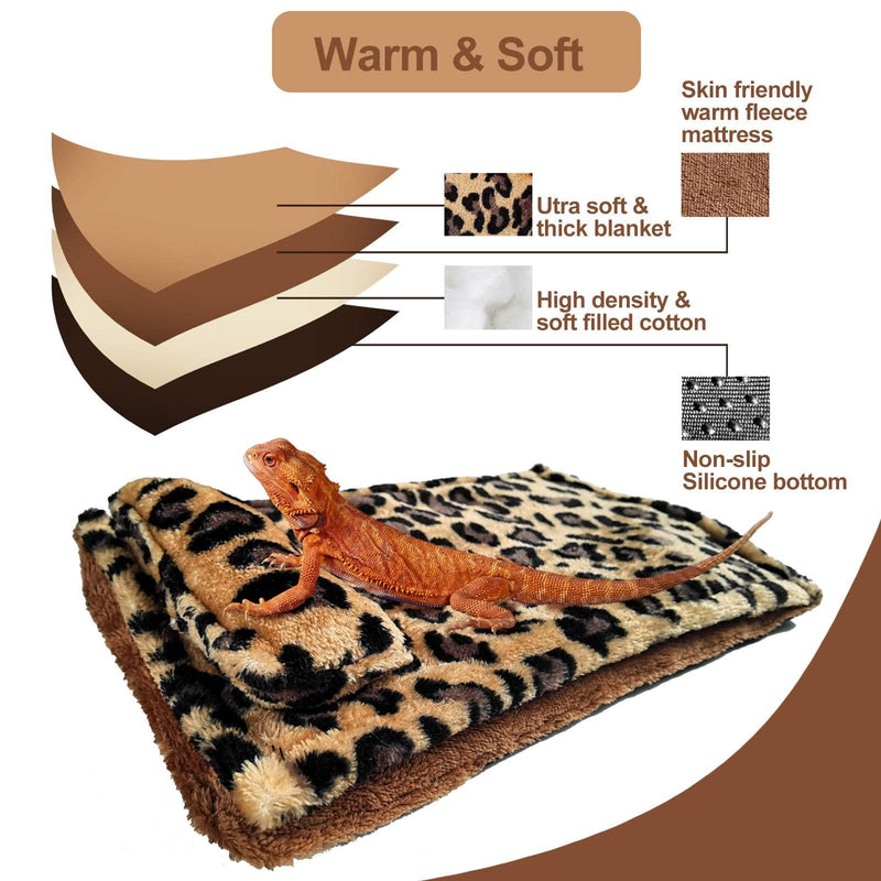 Reptile Sleeping Bed Lizard Leash Harness Wings Set Bearded Dragon Sleeping Bag with Blanket Pillow Reptile Accessories Warm Cotton Nest Hide Habitat Shelter for Guinea Pig Rat Hamster Leopard Gecko Bed Pillow Set with Wings Leash Gift for Other Small ... - BeesActive Australia
