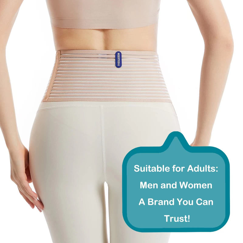 Umbilical Hernia Belt | Abdominal Hernia Belt for Men & Women | Belly Button Umbilical Hernia Binder w/ 2 Hernia Compression Pads | Ventral, Epigastric & Post Surgery Support Belts Large/X-Large (Pack of 1) - BeesActive Australia