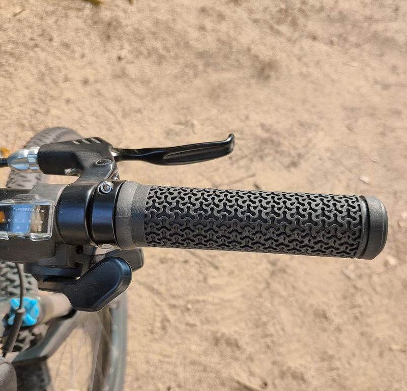 GPMTER Bike Handlebar Grips, Single Lock on Bicycle Handle Bar, for BMX, Mountain, MTB, Beach Cruiser, Scooter, Folding Bike, Soft Non-Slip-Rubber Hand Grip Comfortable Ergonomic - BeesActive Australia