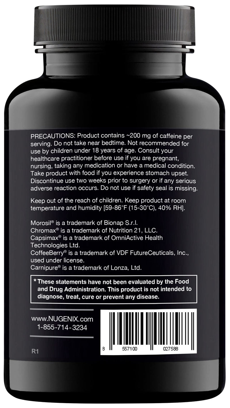Nugenix Thermo - Thermogenic Fat Burner Supplement Pills for Men, Extreme Metabolic Accelerator, 60 Count 60 Count (Pack of 1) - BeesActive Australia