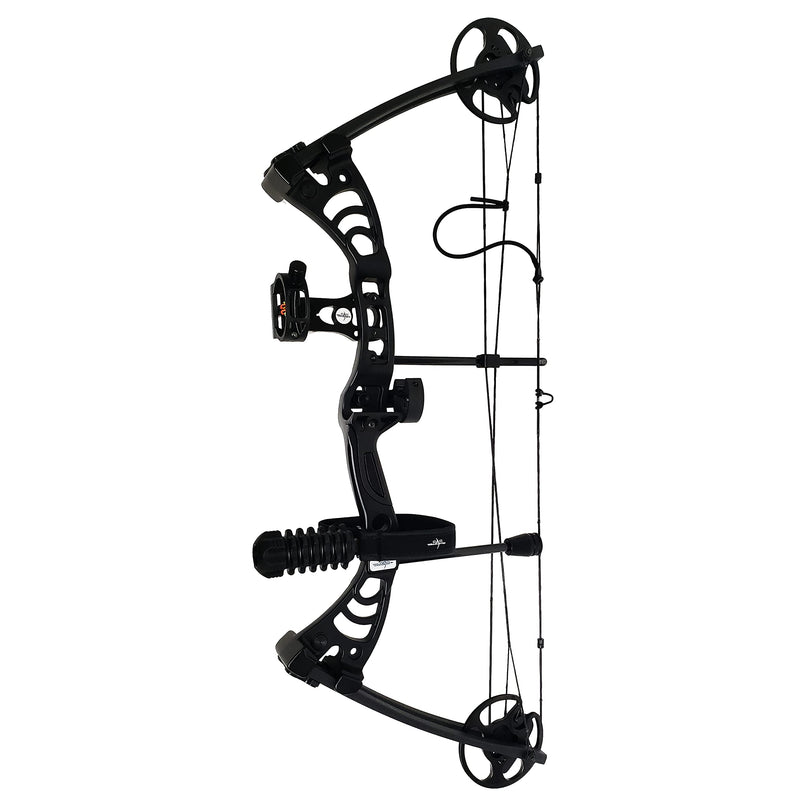 Archery Essential Accessory Upgrade Combo 5-pin Bow Sight, Arrow Rest, Stabilizer, Braided Bow Sling, Peep Sight Black - BeesActive Australia