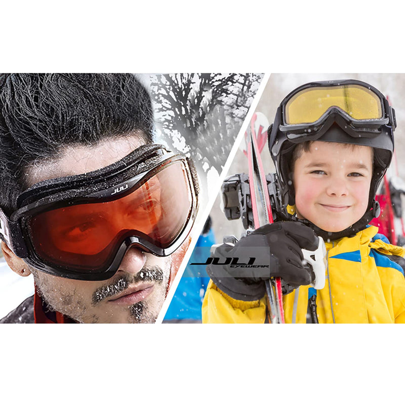 Juli Ski Goggles,Snow Snowboard Goggles for Men Women Snowmobile Skiing Skating Arctic White /Purple Sapphire(vlt 18.5%) Kids (Age 3-8) - BeesActive Australia