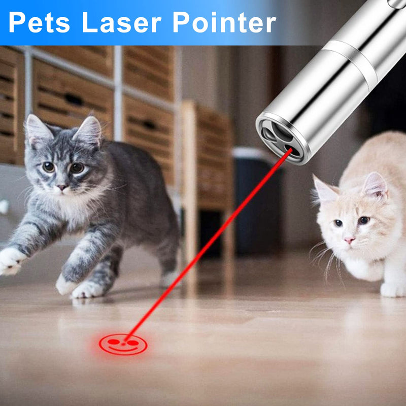 AYZUTQL Cat Laser Pointer Toy, Cat Laser Toy Rechargeable Laser Pointer Cat Toys for Indoor Cats Chaser Laser Light Interactive Exercise Toys for Indoor Playing Cat Toy Lazer Pointer handheld laser for cats - BeesActive Australia