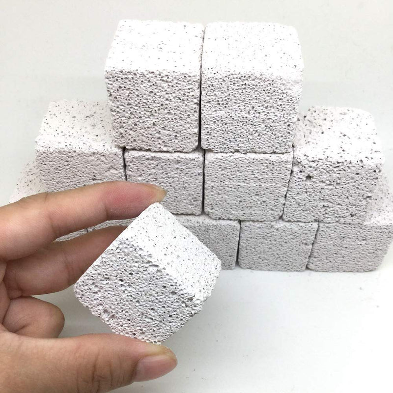 Shelltech Small Animal Lava Bites, Hamster Chew Toys Chew Treats Teeth Grinding Block for Hamster Chinchilla 12 Pack-Square-Mini - BeesActive Australia