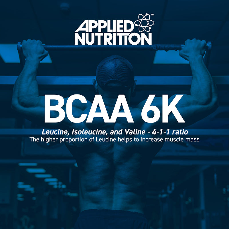 Applied Nutrition BCAA 6000mg Capsules - Branched Chain Amino Acids BCAA 6K, Leucine, Isoleucine & Valine, for Endurance, Performance & Recovery, Vegan (240 Tablets - 40 Servings) - BeesActive Australia