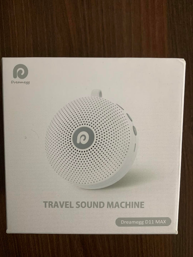 White Noise Machine, Dreamegg Portable Sound Machine Baby Features Powerful Battery, D11Max Sleep Aid Sound Machine for Baby Adults 21 Soothing Sounds for Sleeping Nursery Travel Gift USB Rechargeable Classic White - BeesActive Australia