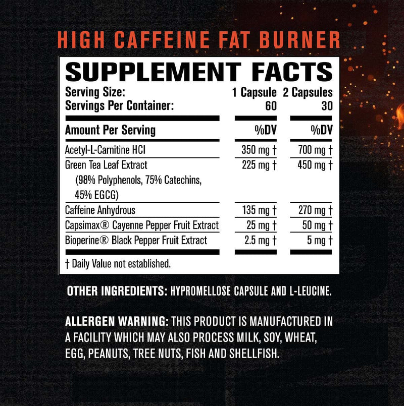 Burn-XT Clinically Studied Fat Burner & Weight Loss Supplement - Appetite Suppressant & Energy Booster - Fat Burning Acetyl L-Carnitine, Green Tea Extract, & More - 60 Natural Diet Pills 60 Count (Pack of 1) - BeesActive Australia