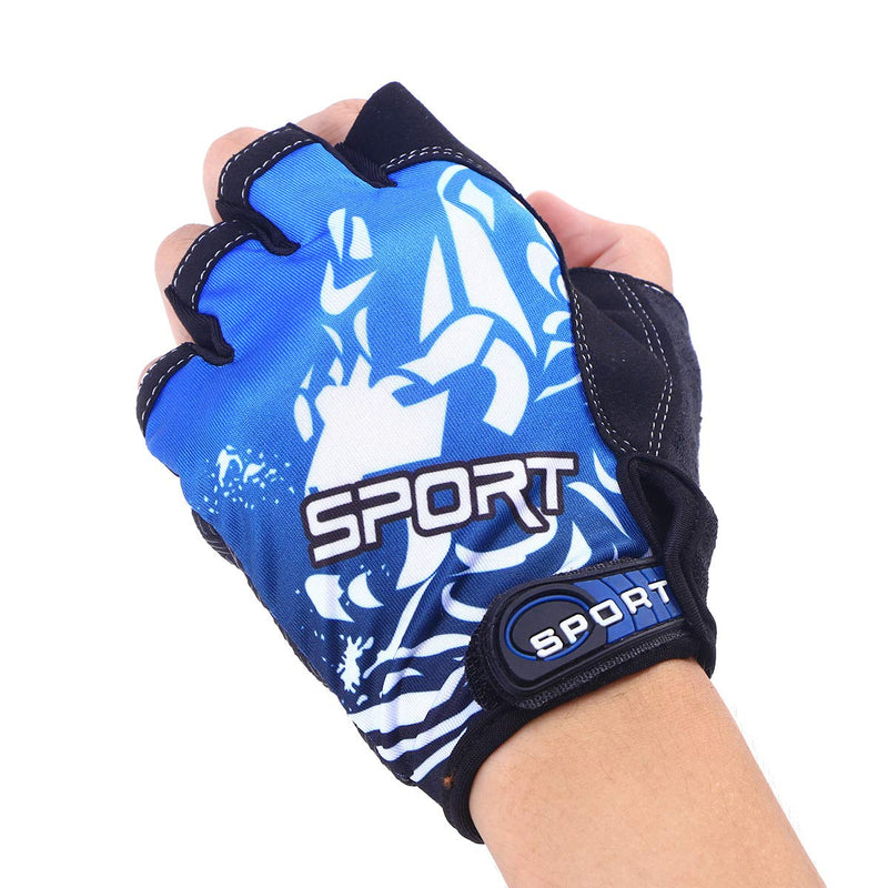 [AUSTRALIA] - VORCOOL UV Protection Fishing Fingerless Gloves Anti-Slip Fishing Gloves for Cycling Climbing Fishing Riding Kayaking Size M 