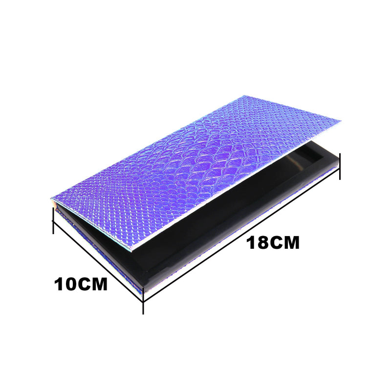 Large Empty Eyeshadow Makeup Box Magnetic Cosmetics Palette Fish Scale DIY Storage Tray Box Holder 18*10*1cm/7.07*3.93*0.39" - BeesActive Australia