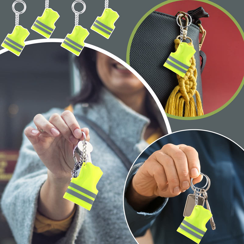 25 Pcs Reflective Tags Reflective Zipper Pulls Safety Reflector Tags Visible Reflective Keychain for Kids Adults Backpack Jacket Dog Collar Key Chain Running Bags Purses Strollers Wheelchairs - BeesActive Australia