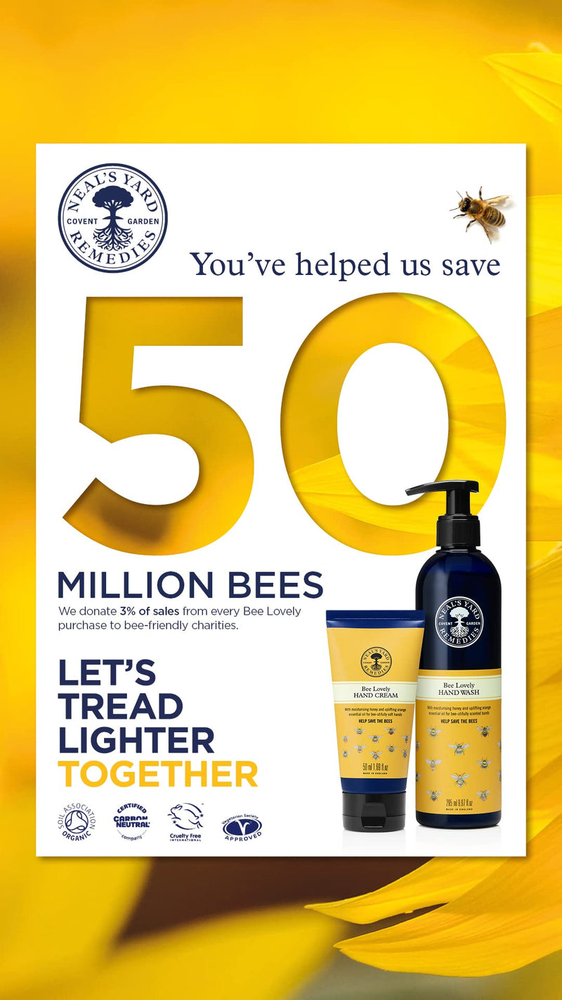 Neal's Yard Remedies | Bee Lovely All Over Balm | Vegan | Organic Ingredients | Relieves Dry & Rough Skin | Deeply Nourishes | 50g - BeesActive Australia