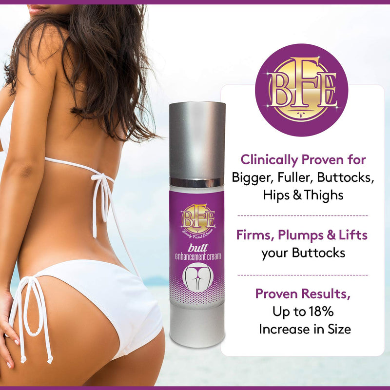 Butt Enhancement & Enlargement Cream- Clinically Proven for Bigger, Fuller, Buttocks, Hips & Thighs. Firms, Plumps & Lifts your Booty. Natural Enhancer for Men & Women. - BeesActive Australia