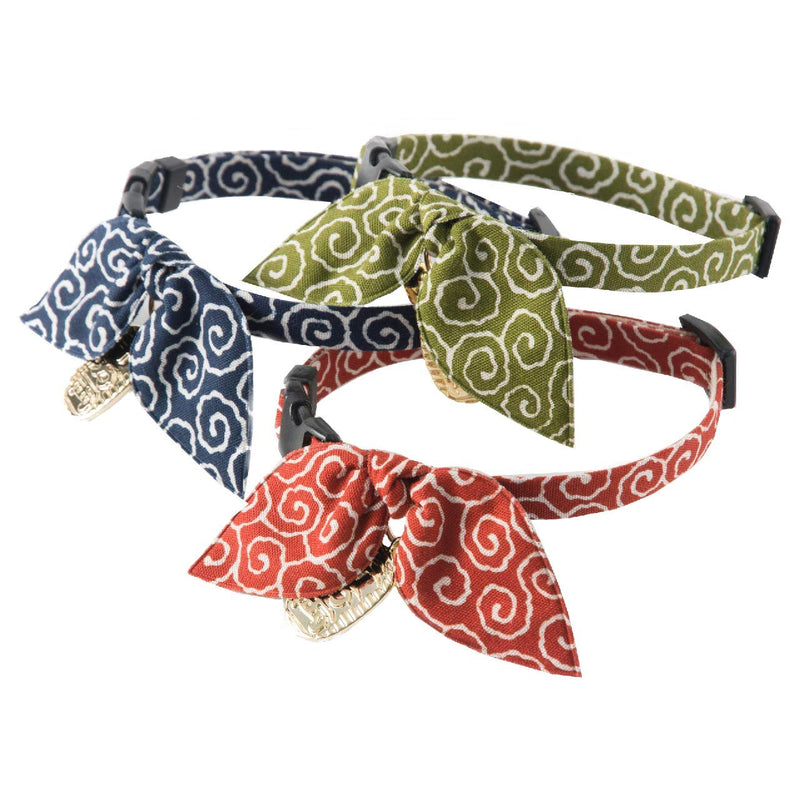 Necoichi Ninja Cat Collar Navy - BeesActive Australia