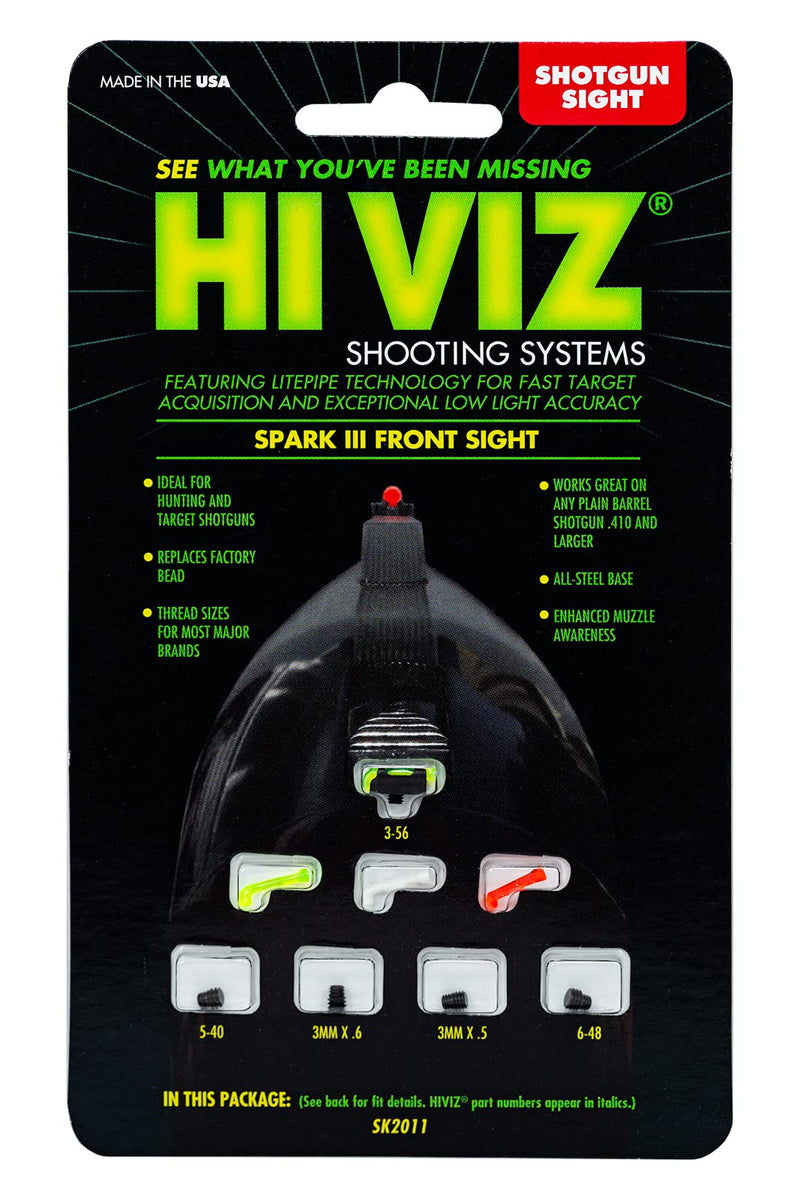 HIVIZ Spark III Shotgun Front Rifle Sight Replacement - BeesActive Australia