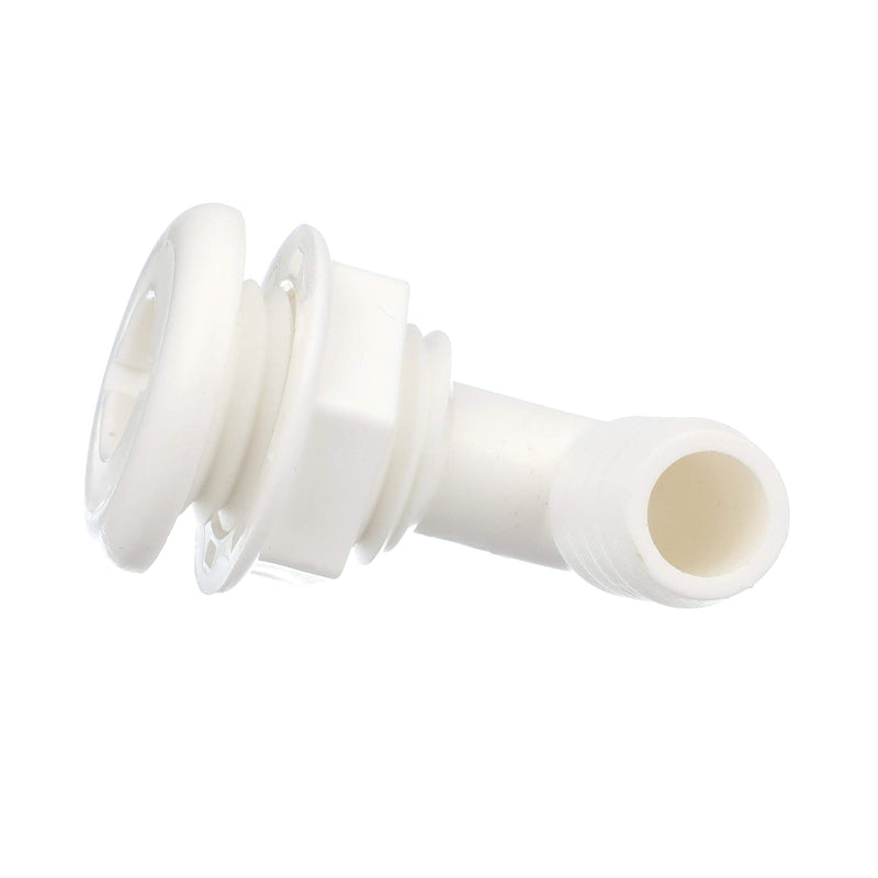 Seachoice 18131 90-Degree Angled Thru-Hull Connector, White Finish, 0.75 Inches - BeesActive Australia