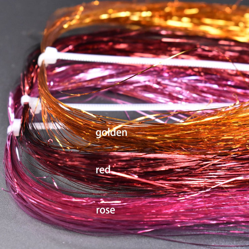 Phecda Sport 10 Packs 0.28MM Crystal Flash Tinsel Flashabou Tinsel Fly Tying Material 10 Packs-10 Colors - BeesActive Australia