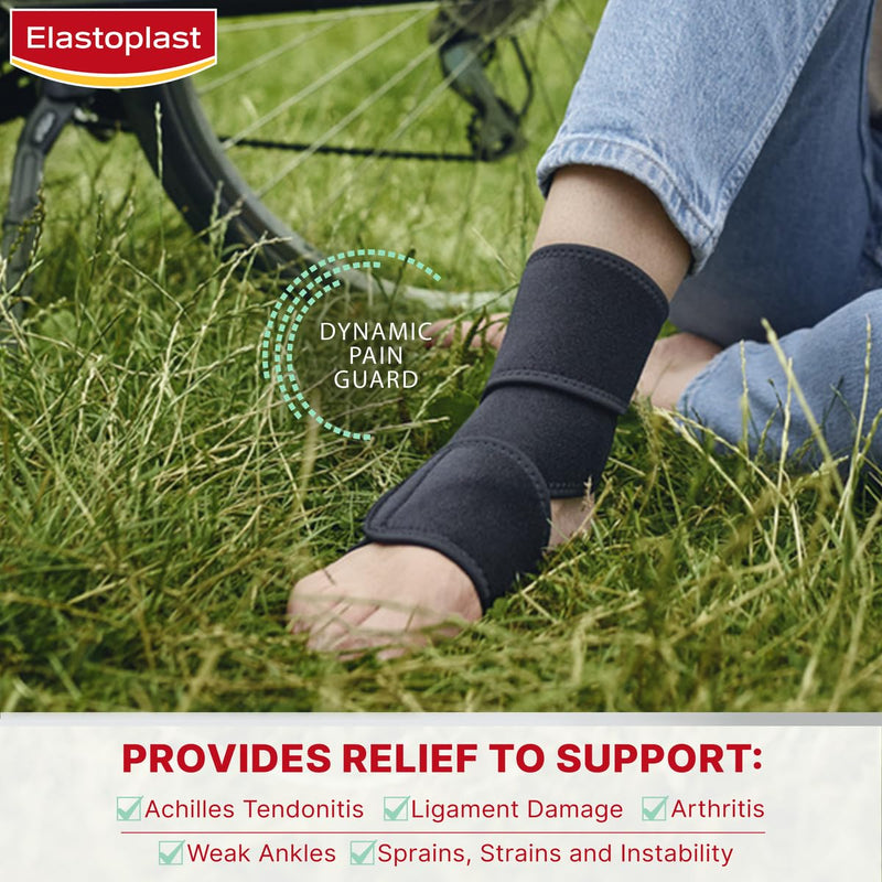 Elastoplast Protective Adjustable Ankle Support, Ankle Support Brace for Ligament Damage, Achilles Heel, Tendonitis, Sprains, Strains and Weak/Inured Ankles, Medical-Grade Anke Brace for Women and Men - BeesActive Australia