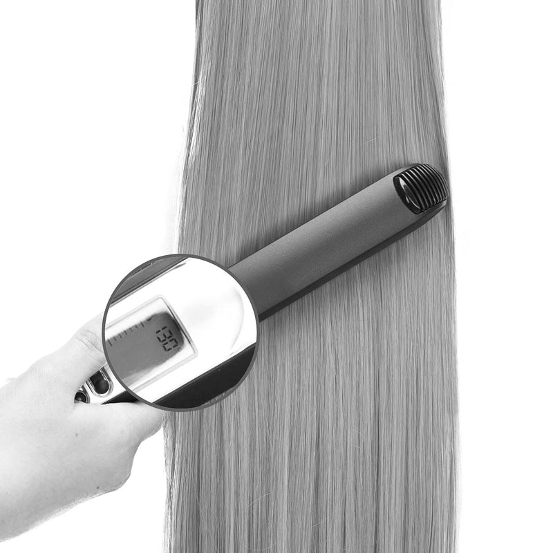 PRETTYSHOP 2 IN 1 Ponytail 12" Or 14" Hairpiece Clip On Extension Voluminous Wavy Black H1-2 black #1 H1-2 - BeesActive Australia