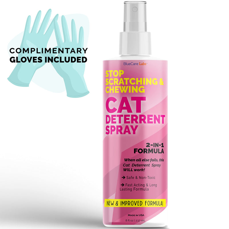 Cat Repellent Spray Anti Scratch Furniture Protector | Non-Toxic Cat Spray Deterrent | Cat & Kitten Bitter Spray Training Aid to Keep Cat Off & Establish Boundaries | Indoor & Outdoor Use, USA Product - BeesActive Australia