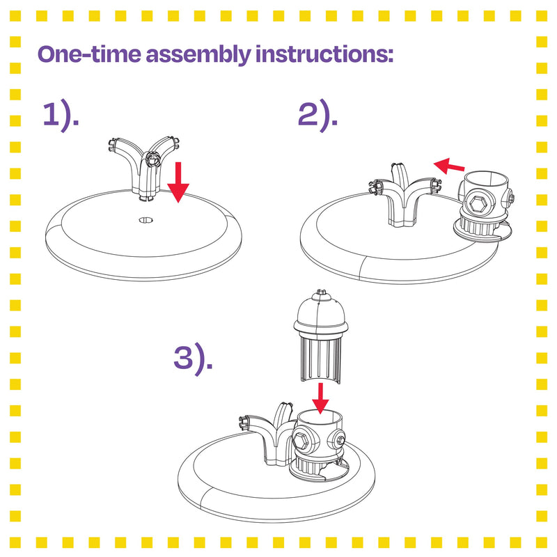 Brightkins Spinning Hydrants Treat Puzzle - 3 Colorful Hydrant Feeders Puzzle for Dogs, Puzzles for Dogs, Toys for Dog Stimulation, Dog Treat Puzzles - BeesActive Australia
