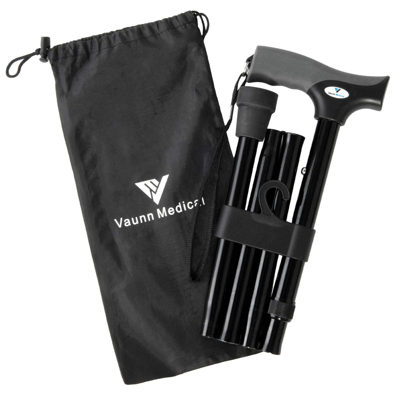 Vaunn Medical Mobility Assistance Bundle - Electronic Pedal Exerciser and Folding Walking Cane - BeesActive Australia
